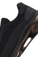 Erkek Siyah Kalın Tabanlı Bağcıklı Deri Sneaker | Derimod Erkek Siyah Kalın Tabanlı Bağcıklı Deri Sneaker | Derimod