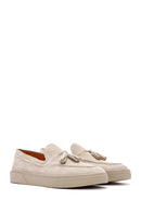 Derimod Fly Men's Beige Suede Leather Casual Loafer | Derimod Derimod Fly Men's Beige Suede Leather Casual Loafer | Derimod