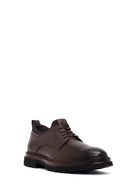 Male Brown Lace-up Leather Casual Shoes | Derimod Male Brown Lace-up Leather Casual Shoes | Derimod