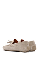 Erkek Bej Süet Deri Casual Loafer | Derimod Erkek Bej Süet Deri Casual Loafer | Derimod