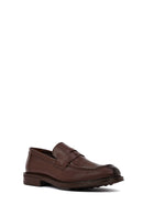 Erkek Kahverengi Deri Klasik Loafer | Derimod Erkek Kahverengi Deri Klasik Loafer | Derimod