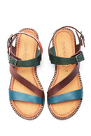 Women's Leather Bodrum Sandals | Derimod Women's Leather Bodrum Sandals | Derimod
