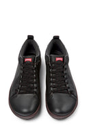 Camper Men's Black Peu Pista Gm Nubuck Leather Sneaker | Derimod Camper Men's Black Peu Pista Gm Nubuck Leather Sneaker | Derimod