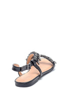 Women's Casual Stone Detailed Sandals | Derimod Women's Casual Stone Detailed Sandals | Derimod