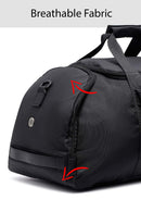 Men's Black Fabric Travel Bag | Derimod Men's Black Fabric Travel Bag | Derimod
