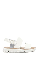 Camper Women's White Oruga Sandals | Derimod Camper Women's White Oruga Sandals | Derimod