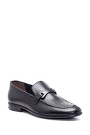 Erkek Siyah Deri Delikli Loafer | Derimod Erkek Siyah Deri Delikli Loafer | Derimod