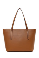 Woman Taba Leather Shoulder Bag | Derimod Woman Taba Leather Shoulder Bag | Derimod