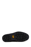 Caterpillar Women's Black Vermont Fur Nubuck Leather Boots | Derimod Caterpillar Women's Black Vermont Fur Nubuck Leather Boots | Derimod