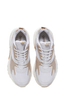 Women's Beige Thick Soled Sneaker | Derimod Women's Beige Thick Soled Sneaker | Derimod