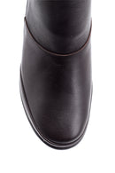 Women's Leather Wedge Heeled Boots | Derimod Women's Leather Wedge Heeled Boots | Derimod