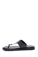 Men's Leather Flip Flops | Derimod Men's Leather Flip Flops | Derimod