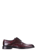 Men's Crocodile Patterned Leather Shoes | Derimod Men's Crocodile Patterned Leather Shoes | Derimod