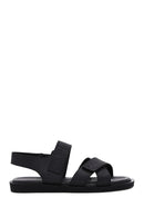 Men's Black Nubuck Leather Sandals | Derimod Men's Black Nubuck Leather Sandals | Derimod
