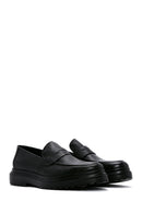 Men's Black Leather Casual Loafer | Derimod Men's Black Leather Casual Loafer | Derimod