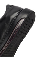 Male Black Lace-Up Leather Sneaker | Derimod Male Black Lace-Up Leather Sneaker | Derimod