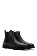 Men's Black Leather Chelsea Boots | Derimod Men's Black Leather Chelsea Boots | Derimod