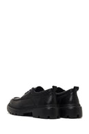 Men's Black Lace-Up Thick-Soled Leather Casual Shoe | Derimod Men's Black Lace-Up Thick-Soled Leather Casual Shoe | Derimod