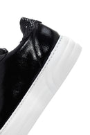 Kadın Siyah Rugan Kalın Tabanlı Sneaker | Derimod Kadın Siyah Rugan Kalın Tabanlı Sneaker | Derimod
