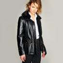 Suzy Women's Leather Jacket | Derimod Suzy Women's Leather Jacket | Derimod