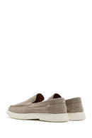 Erkek Bej Süet Deri Casual Loafer | Derimod Erkek Bej Süet Deri Casual Loafer | Derimod