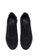 Erkek Siyah Deri Casual Sneaker | Derimod Erkek Siyah Deri Casual Sneaker | Derimod