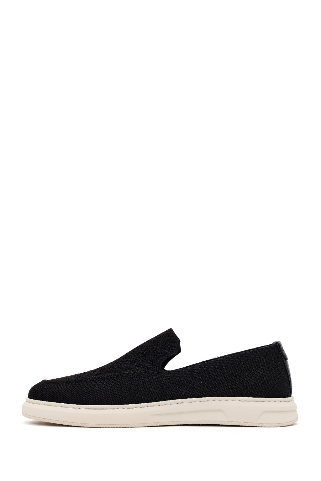 Erkek Siyah Desenli Kumaş Loafer