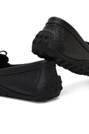 Kadın Siyah Püsküllü Deri Loafer | Derimod Kadın Siyah Püsküllü Deri Loafer | Derimod