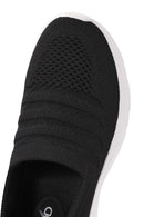Derimod Zero Kadın Siyah Kumaş Casual Sneaker | Derimod Derimod Zero Kadın Siyah Kumaş Casual Sneaker | Derimod