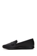 Women's Black Leather Comfort Loafer | Derimod Women's Black Leather Comfort Loafer | Derimod