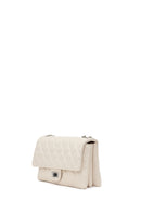 Woman Cream Chain-Strap Quilted Shoulder Bag | Derimod Woman Cream Chain-Strap Quilted Shoulder Bag | Derimod