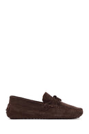 Erkek Kahverengi Süet Deri Casual Loafer | Derimod Erkek Kahverengi Süet Deri Casual Loafer | Derimod