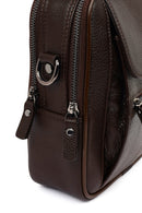 Men's Brown Leather Messenger Bag | Derimod Men's Brown Leather Messenger Bag | Derimod