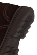Male Brown Lace-Up Zip Closure Thick-Soled Suede Casual Boots | Derimod Male Brown Lace-Up Zip Closure Thick-Soled Suede Casual Boots | Derimod