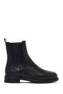 Women's Black Leather Chelsea Boot | Derimod Women's Black Leather Chelsea Boot | Derimod