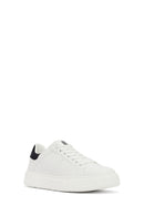 Male White Lace-up Sneaker | Derimod Male White Lace-up Sneaker | Derimod