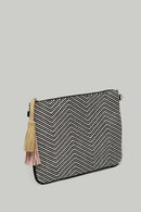 Black Fabric Women's Portfolio | Derimod Black Fabric Women's Portfolio | Derimod
