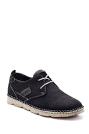 Men's Black Nubuck Leather Shoes | Derimod Men's Black Nubuck Leather Shoes | Derimod