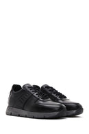 Erkek Siyah Deri Casual Casual Sneaker | Derimod Erkek Siyah Deri Casual Casual Sneaker | Derimod
