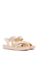 Women's Beige Ankle Strap Sandals | Derimod Women's Beige Ankle Strap Sandals | Derimod
