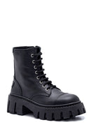 Women's Leather High Sole Boots | Derimod Women's Leather High Sole Boots | Derimod