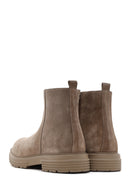 Men's Beige Leather Boots | Derimod Men's Beige Leather Boots | Derimod