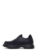 Male Black Lace-Up Thick-Soled Leather Casual Shoes | Derimod Male Black Lace-Up Thick-Soled Leather Casual Shoes | Derimod