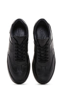 Erkek Siyah Deri Sneaker | Derimod Erkek Siyah Deri Sneaker | Derimod