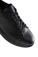 Erkek Siyah Deri Sneaker | Derimod Erkek Siyah Deri Sneaker | Derimod