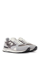 Alberto Guardiani Men's Wen Thick Sole Gray Lace-Up Leather Sneaker | Derimod Alberto Guardiani Men's Wen Thick Sole Gray Lace-Up Leather Sneaker | Derimod