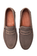 Erkek Deri Nubuk Loafer | Derimod Erkek Deri Nubuk Loafer | Derimod