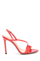 Women's Patent Leather Heeled Sandals | Derimod Women's Patent Leather Heeled Sandals | Derimod