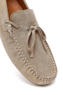 Men's Beige Suede Leather Casual Loafer | Derimod Men's Beige Suede Leather Casual Loafer | Derimod