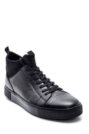 Men's Leather High Top Sneaker | Derimod Men's Leather High Top Sneaker | Derimod